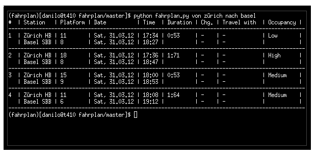 fahrplan